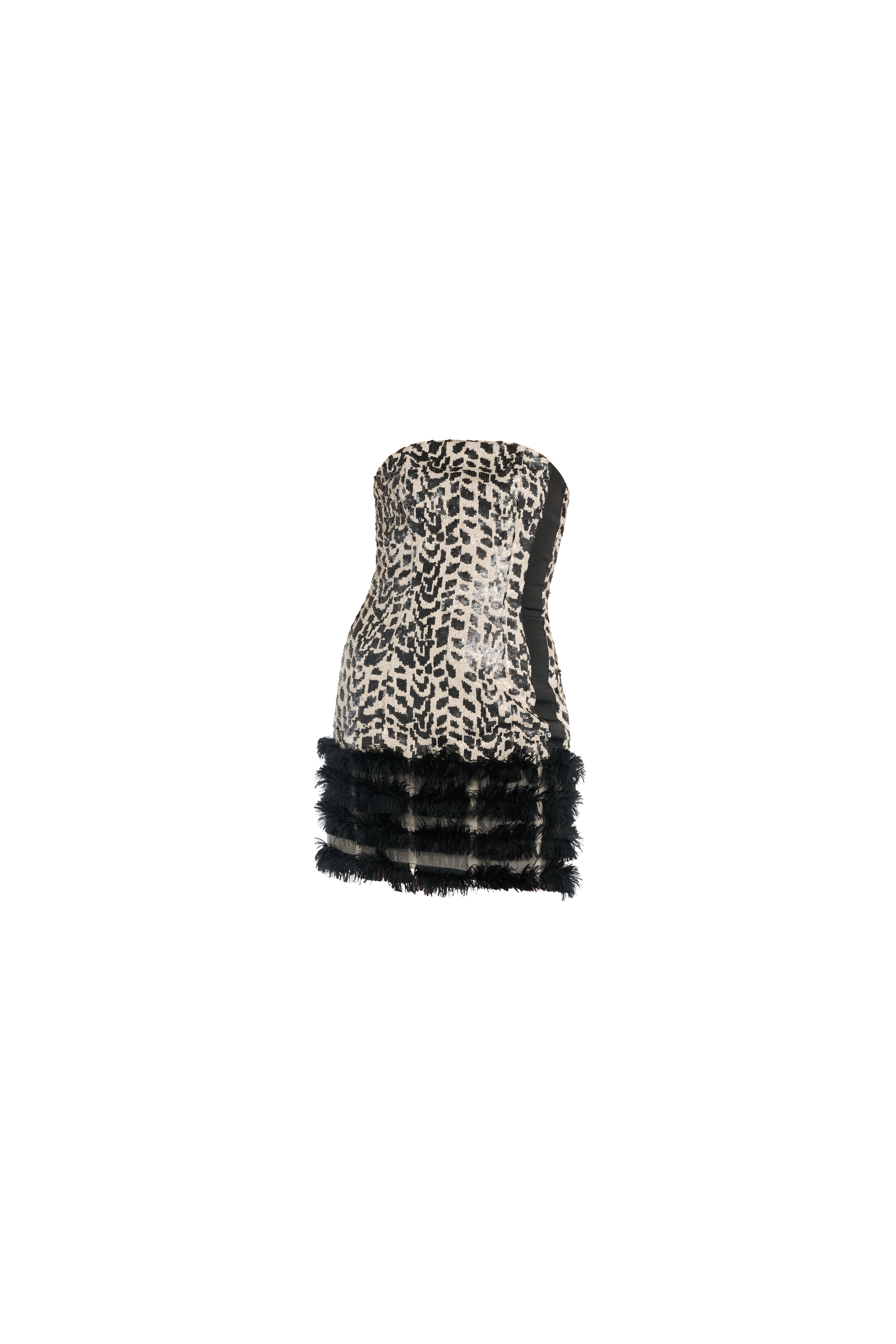 Leopard Spark Mini Dress