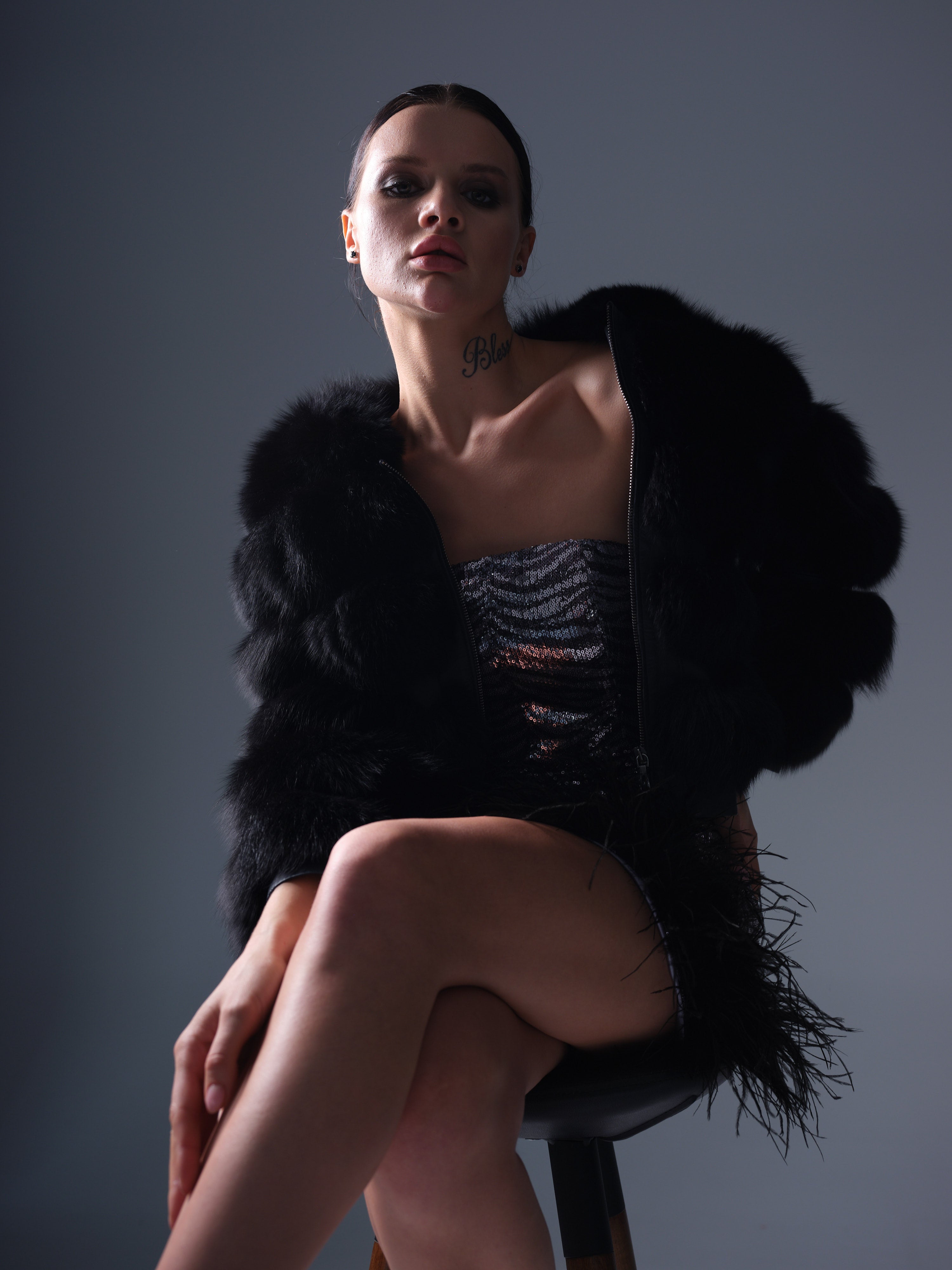 Feathered Luxe Jacket