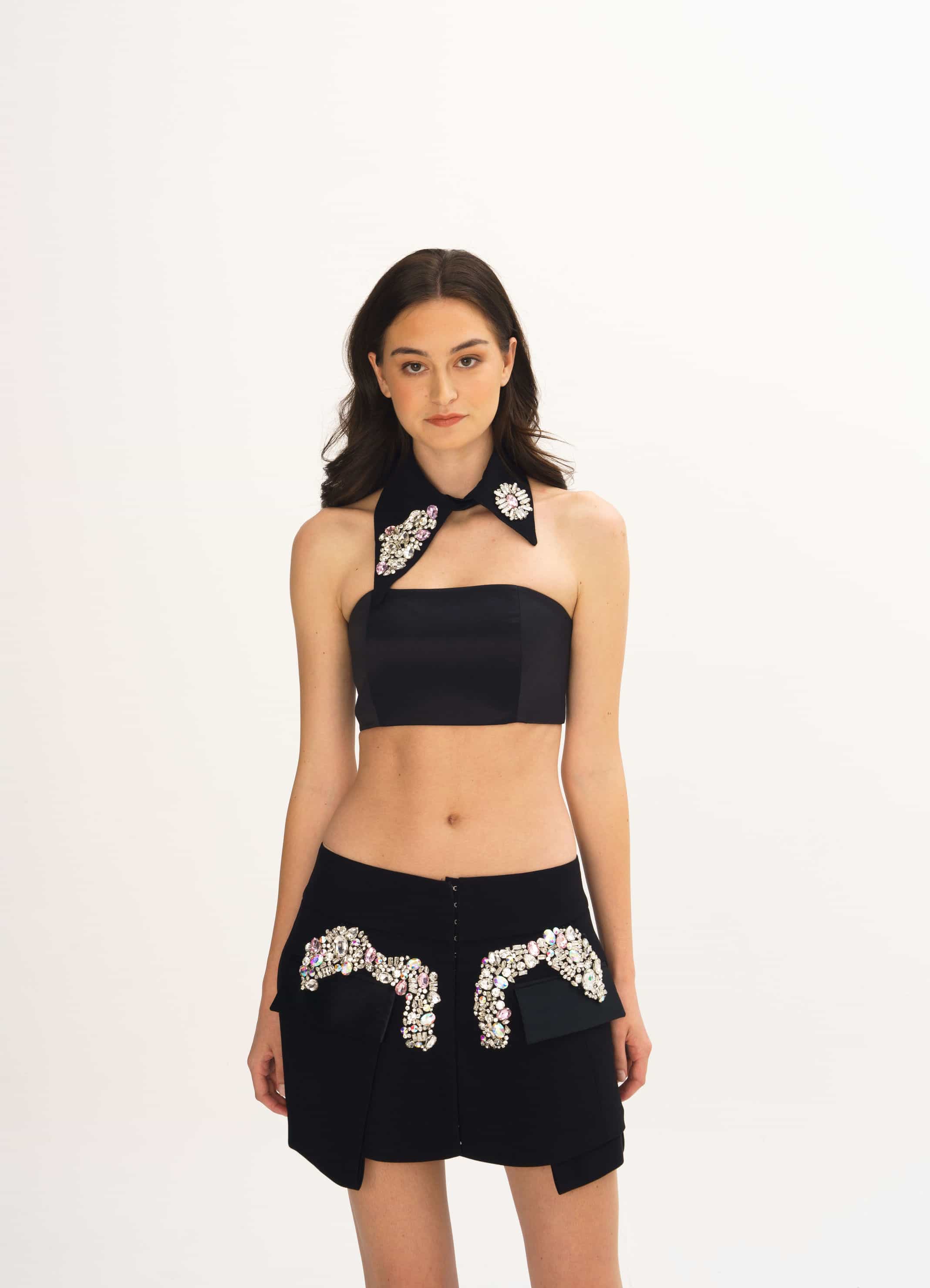 Crystal Embellished Ensemble